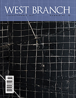 front cover of West Branch Spring/Summer 2017, Vol. 84